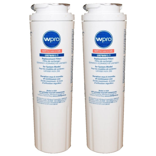 2 x Maytag Fridge Water Filter Replacement UKF8001/1