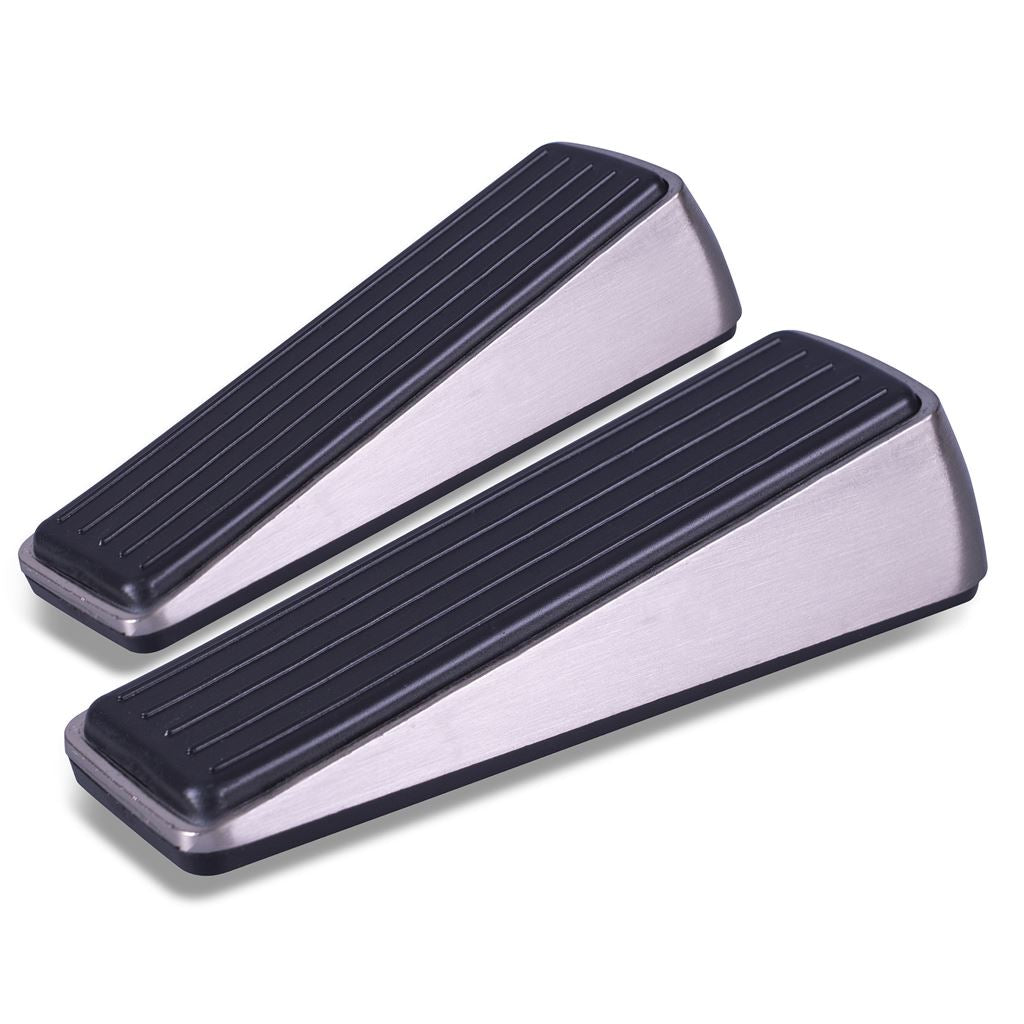 Chrome Door Wedge/Stopper - Pack of 2