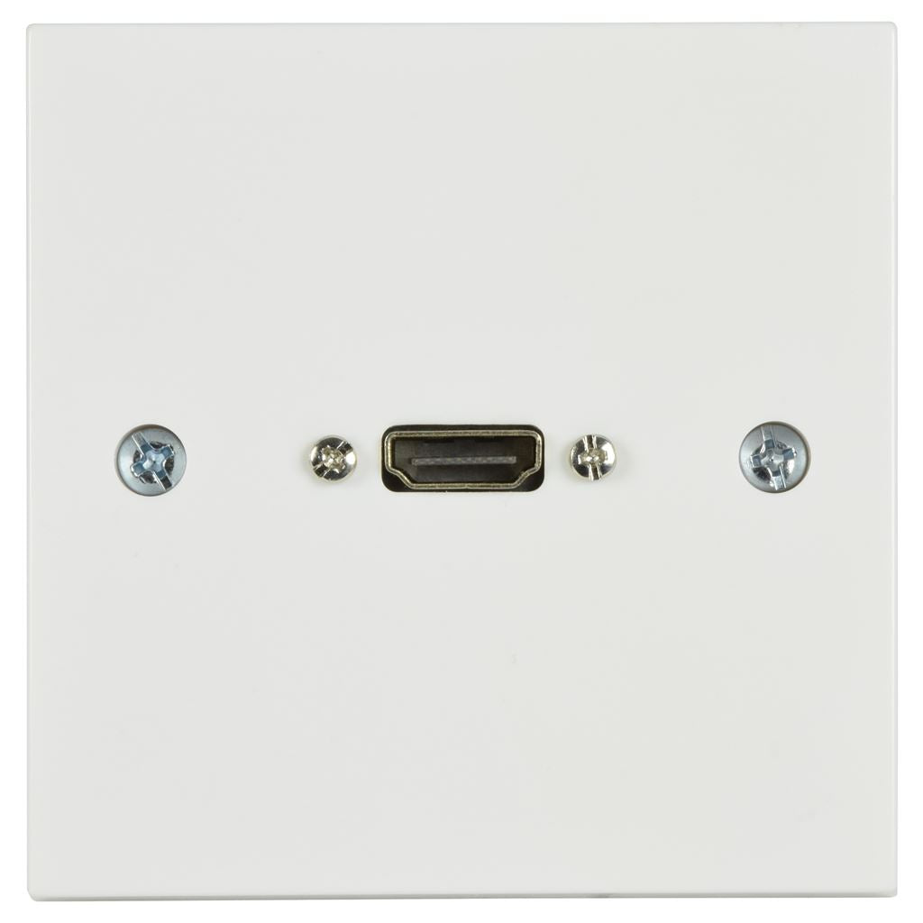 HDMI Wallplate with Female Tail