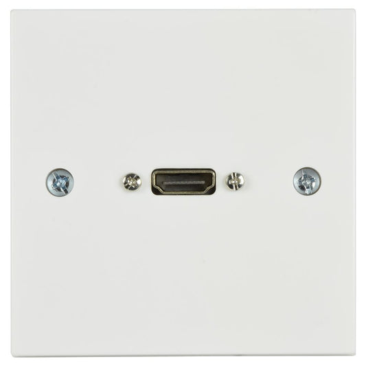 HDMI Wallplate with Female Tail