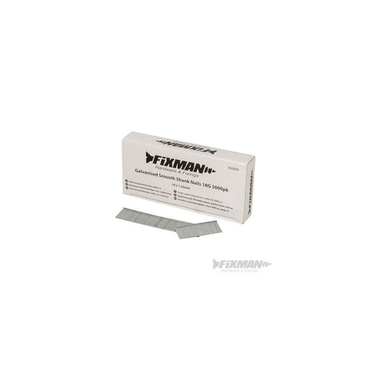 Galvanised Smooth Shank Nails 18G 5000pk - 19 x 1.25mm