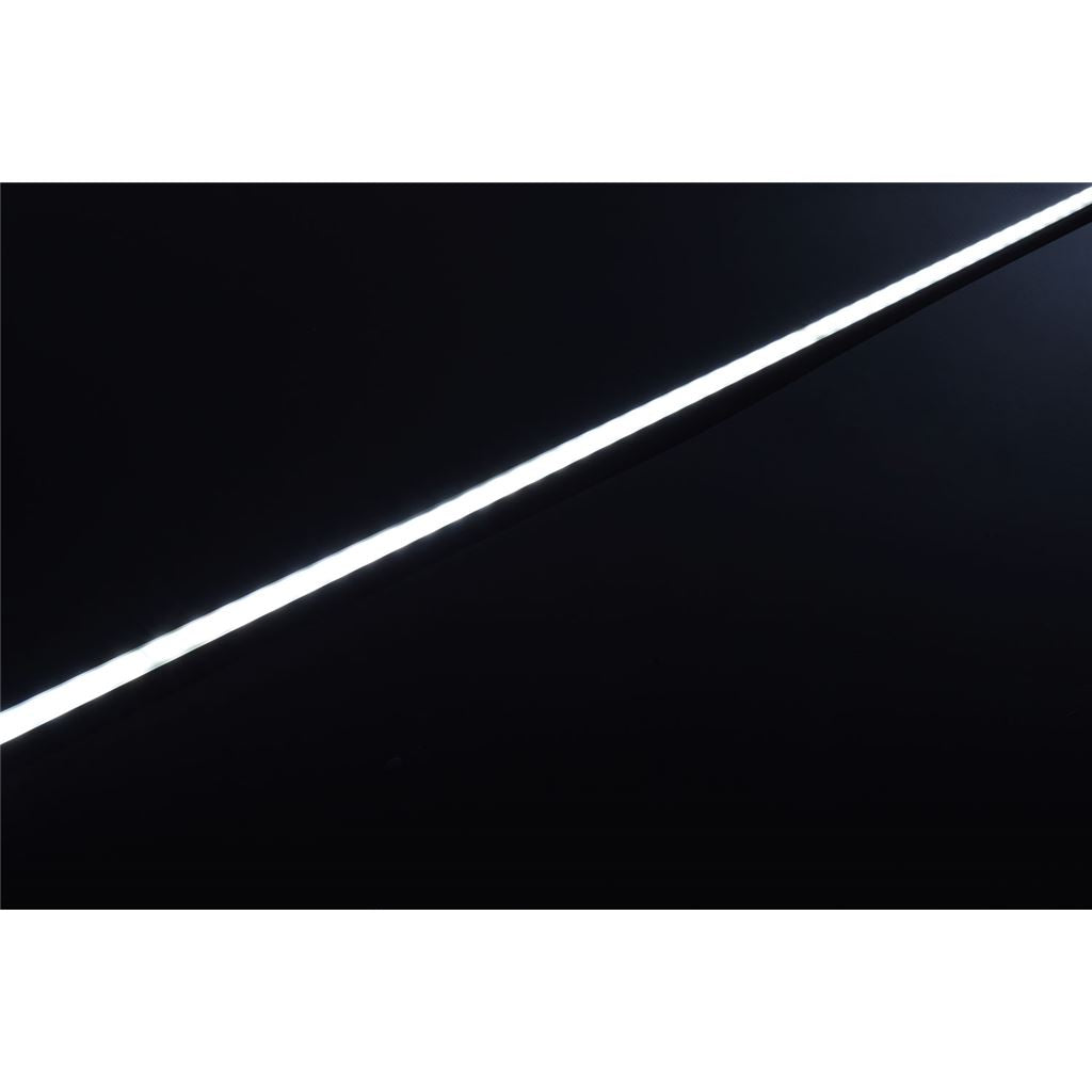 Aluminium LED Tape Profile Short Crown Black - Blk 2m