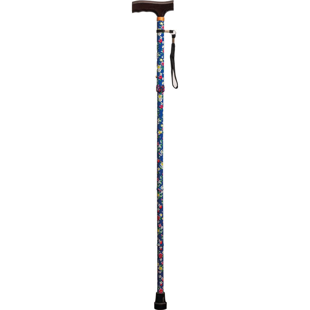Folding Walking Cane - Patterned