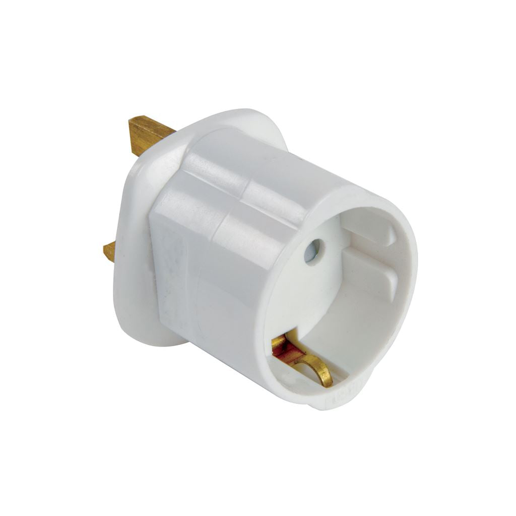 European Schuko to UK Travel Adaptor - visitor