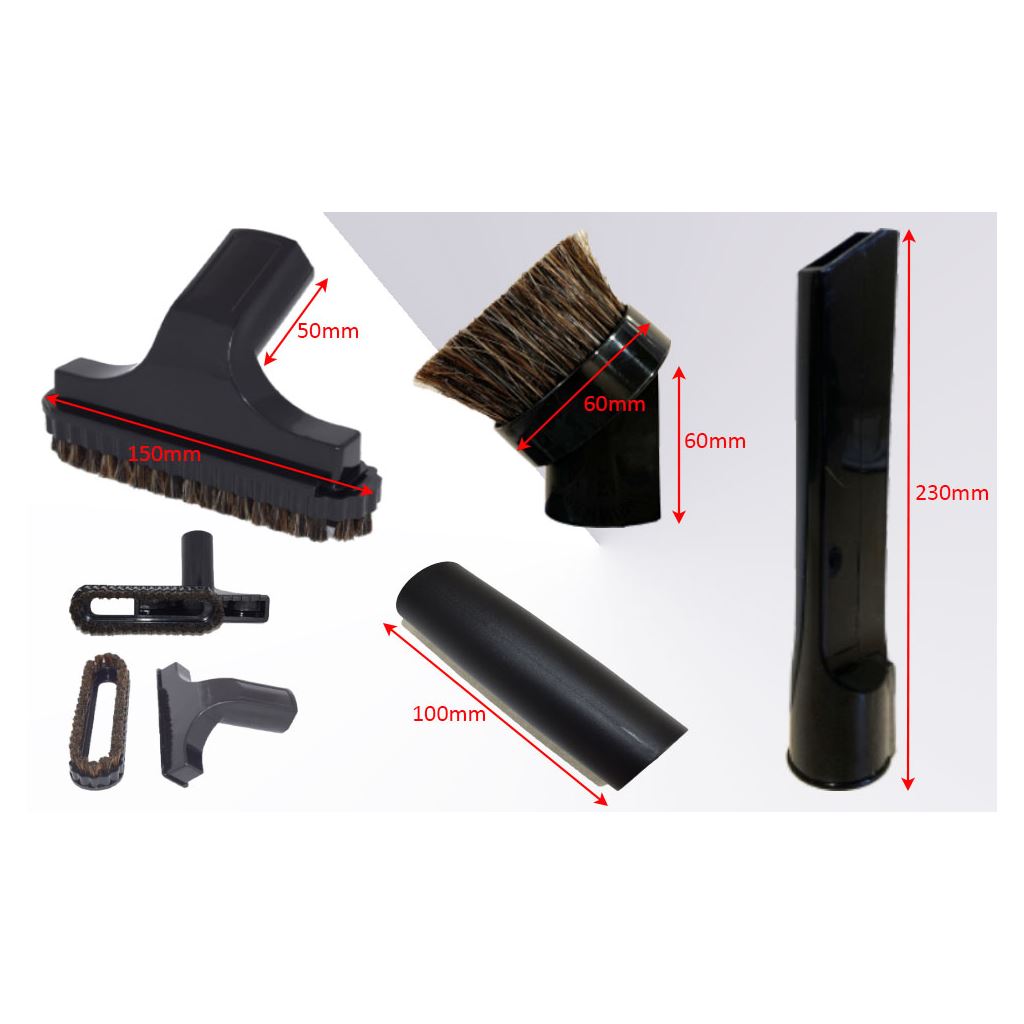 Numatic Vacuum Cleaner 32mm 4 Piece Tool Accessory Kit