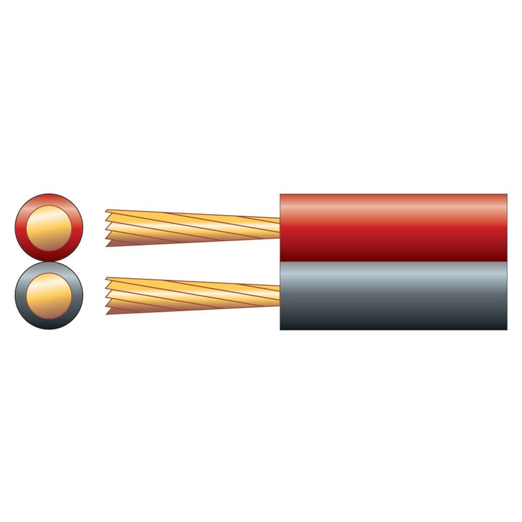 Figure 8 Power/Speaker Cable Red/Black - Cable, 2 x (14 x 0.18mm&#216;)