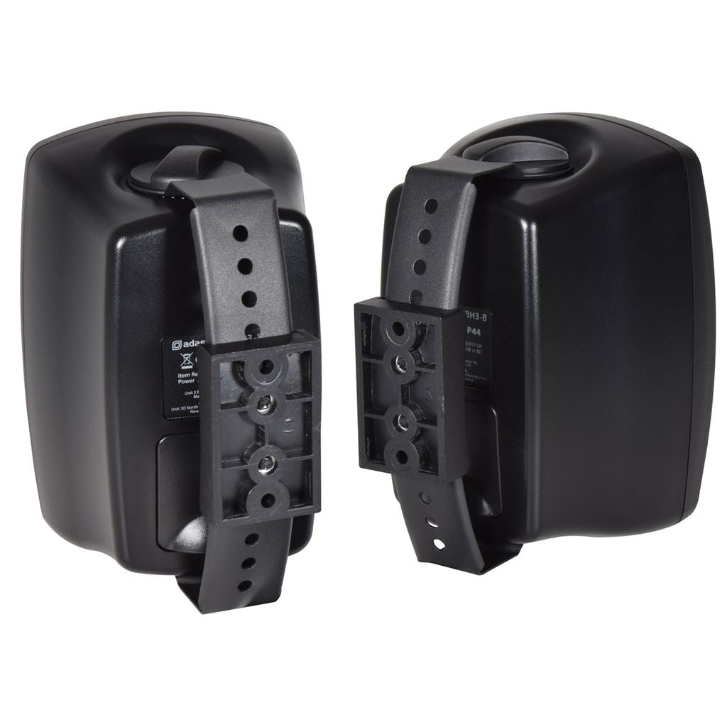 BH Series Indoor / Outdoor Background Speakers - Supplied in Pairs - BH3 Indoor/Outdoor black - BH3-B