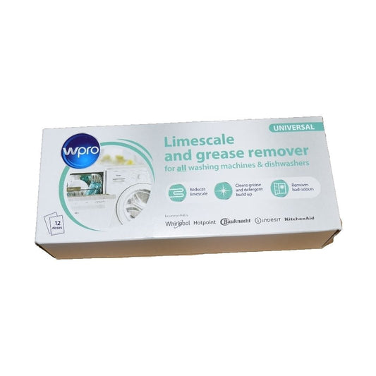 Limescale & Detergent Remover - Pack of 12 for Hotpoint Washing Machines