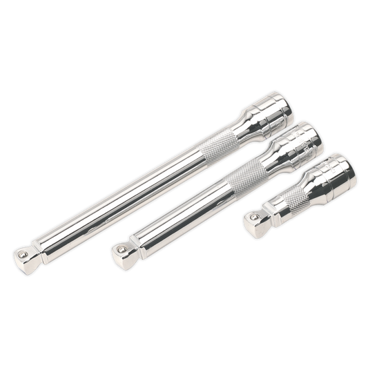 Wobble/Rigid Extension Bar Set 3pc 1/2"Sq Drive