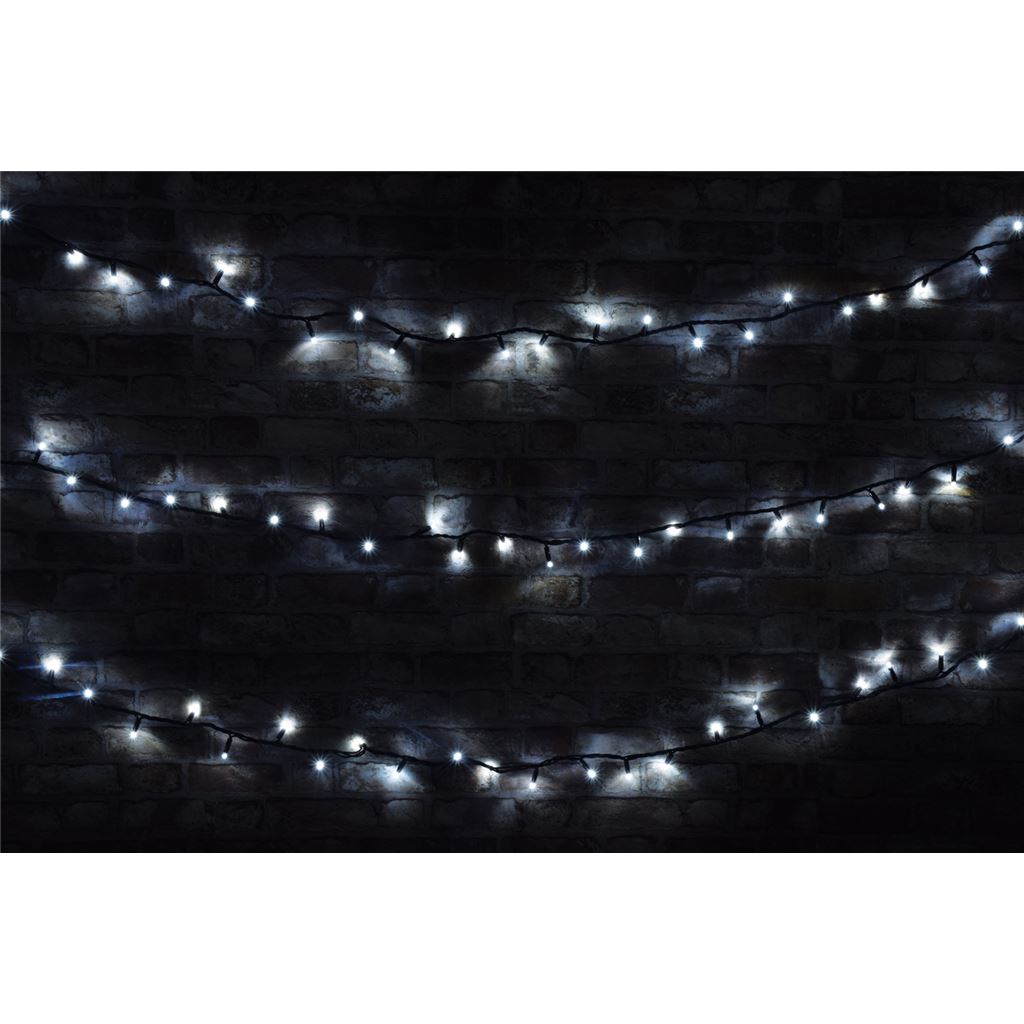 Connectable Outdoor LED String Lights - 100 Duty Static CW - 100CON-CW