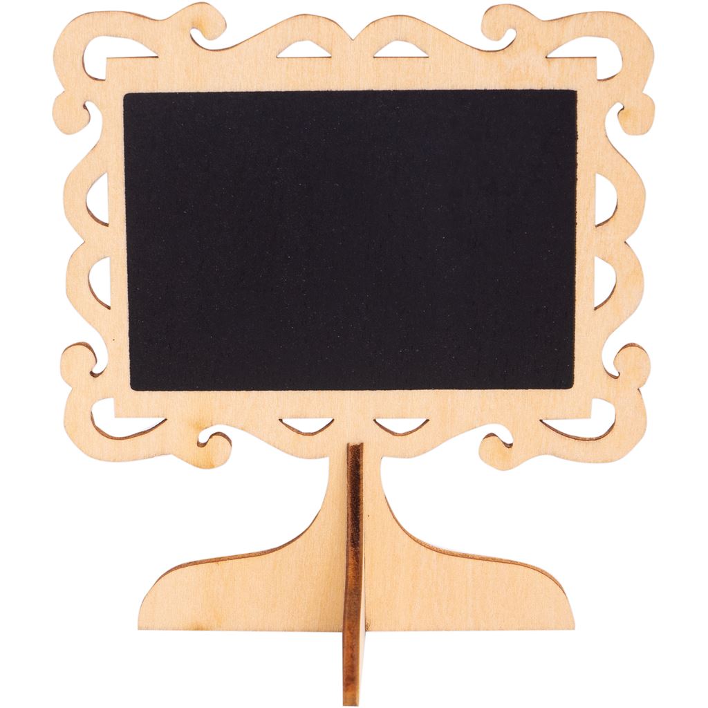 Wooden Chalkboard Table Place Name