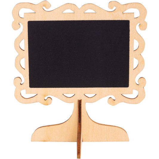 Wooden Chalkboard Table Place Name