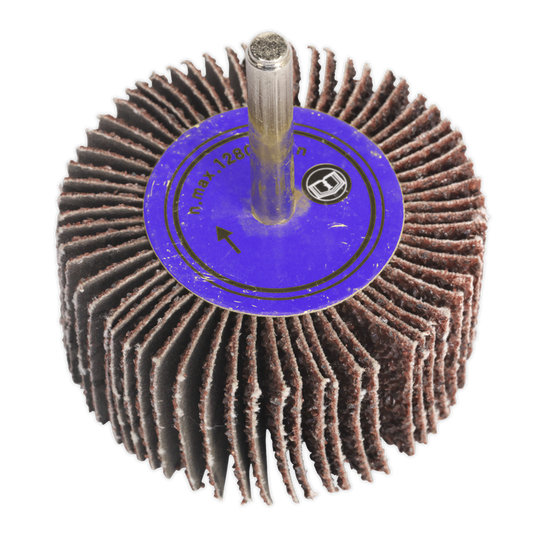 Flap Wheel &#216;50 x 25mm 80Grit 6mm Shaft