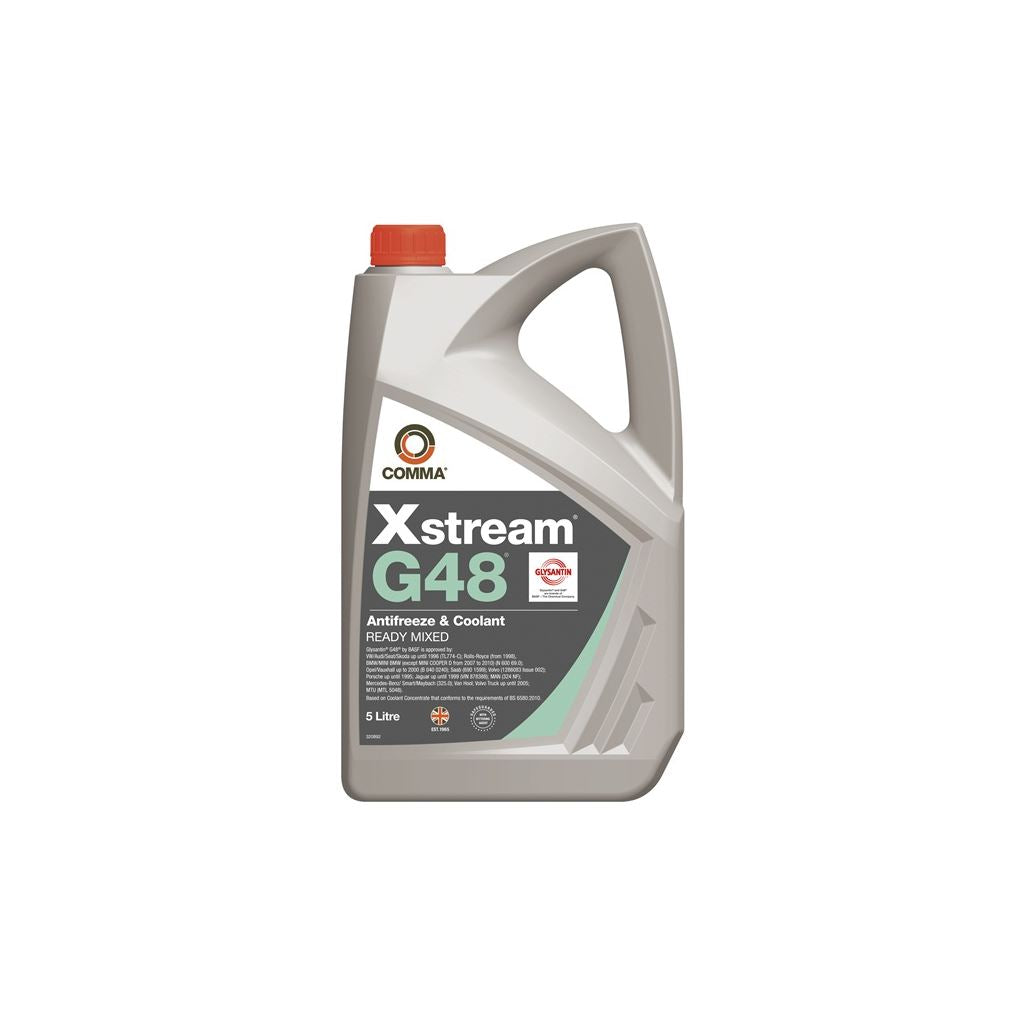 Xstream G48 Antifreeze & Coolant - Ready To Use - 5 Litre