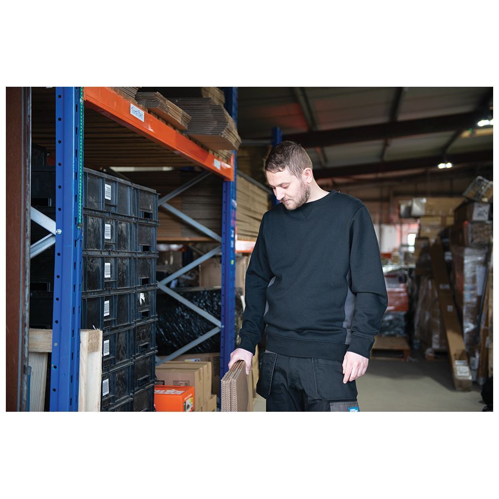 Tough Grit 2-Tone Sweatshirt Black / Charcoal - XS