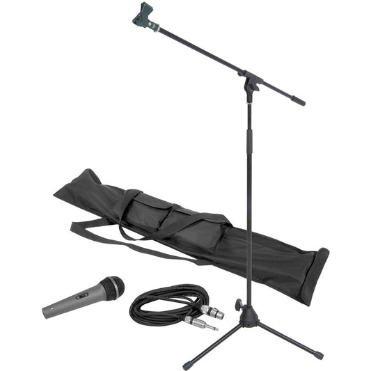 Compact One Hand Microphone Stand with mic Holder - COM-ST