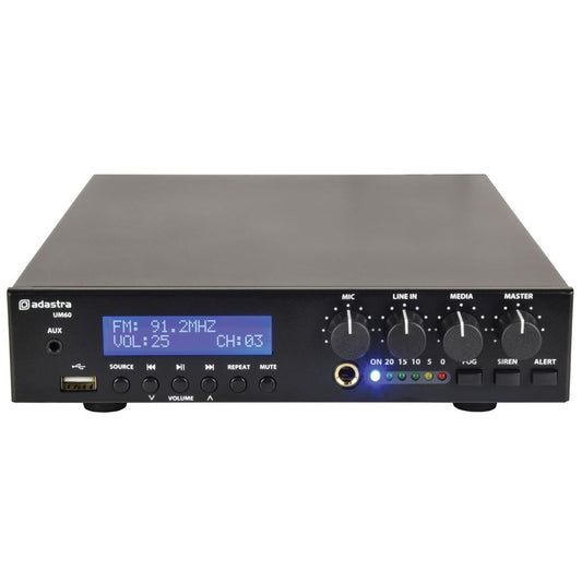 UM Series Ultra Compact Mixer-Amplifiers 100V - UM60