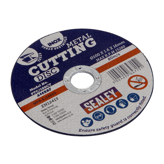 Cutting Disc &#216;100 x 1.6mm &#216;16mm Bore