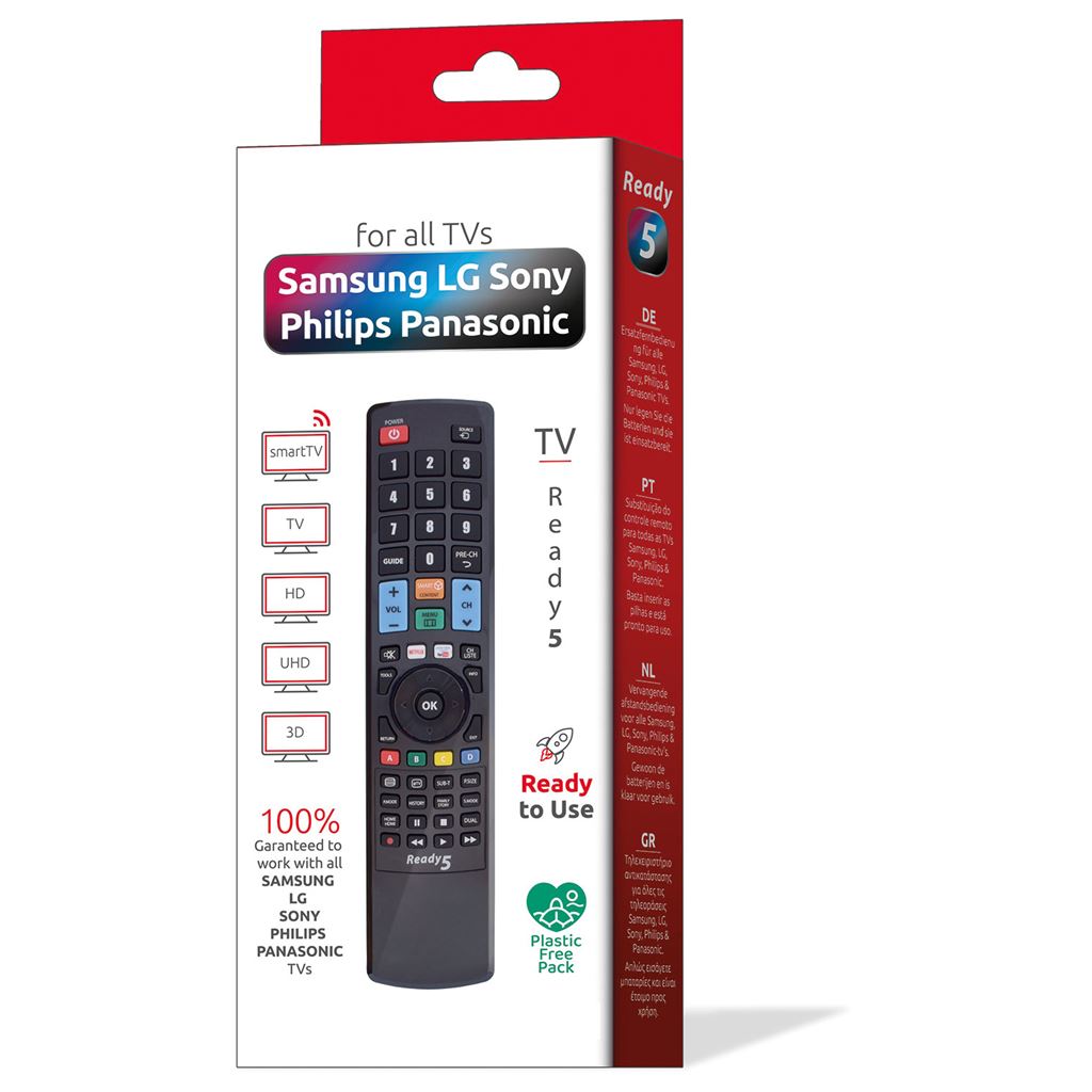 Universal Ready 5 TV Remote Control