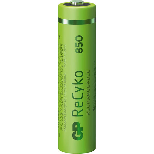 GP Recyko+ NiMH Rechargeable Batteries - AAA (Card of 4)