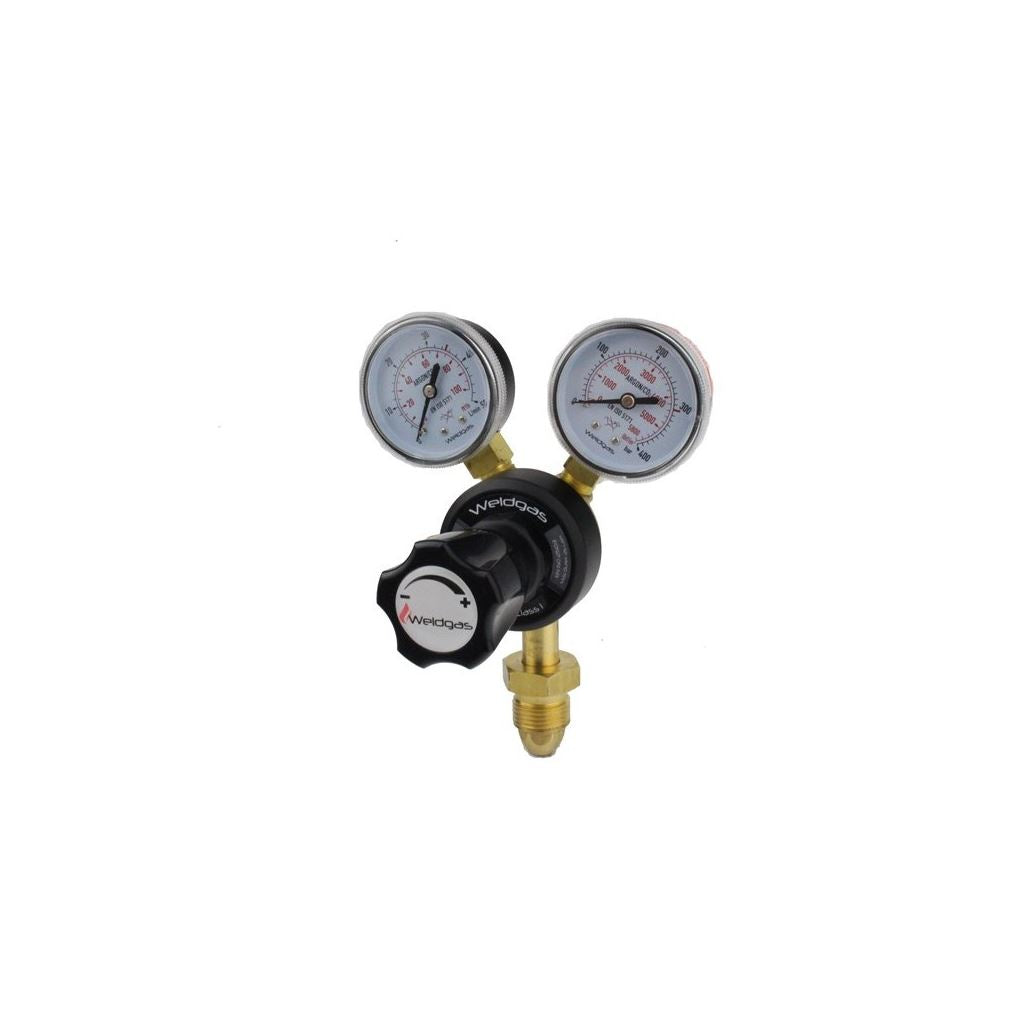 Argon & Argon/CO2 Regulator - 2 Gauge - Single Stage