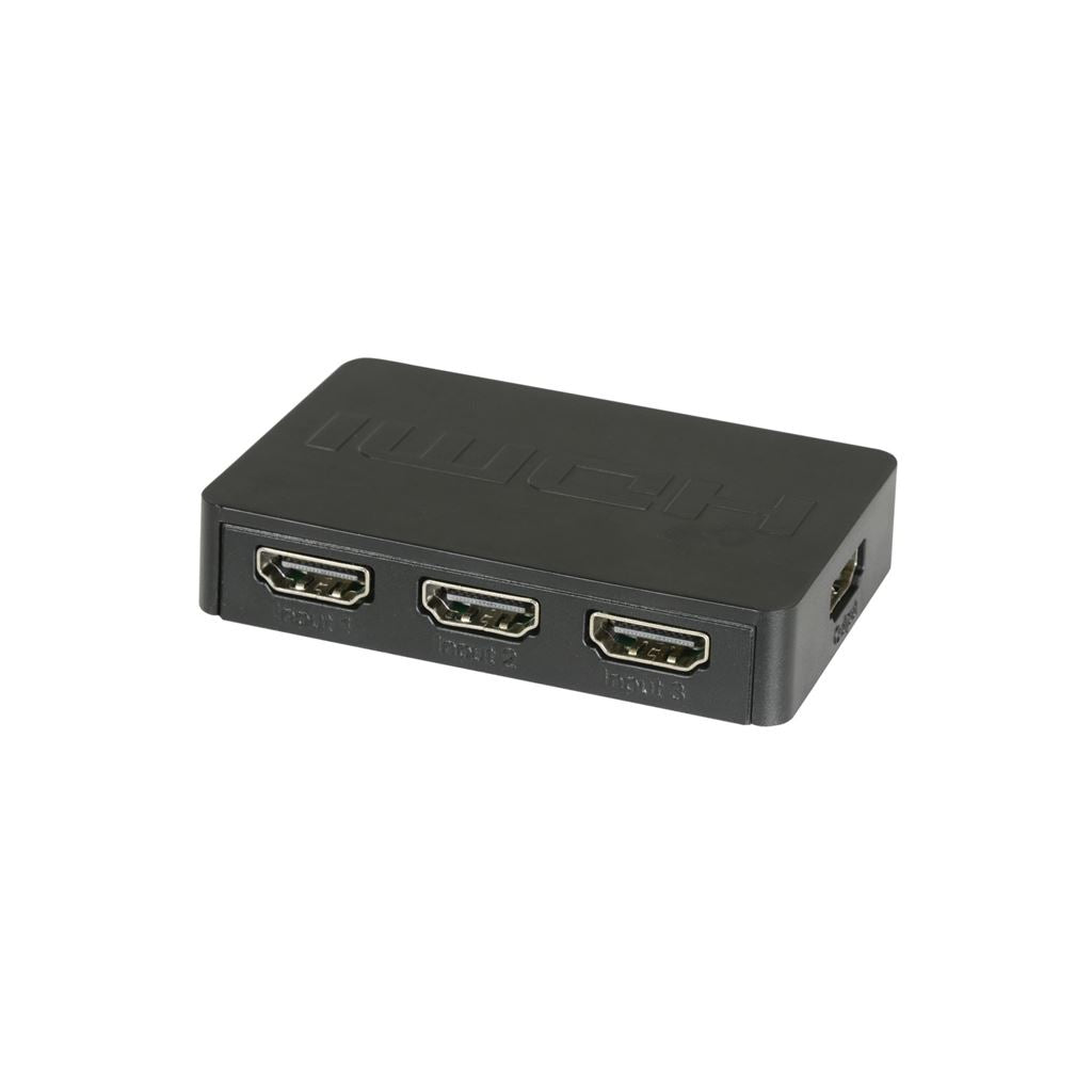 Mini HDMI Switch 3x1 with IR Remote Control - w/IR - HDP31M