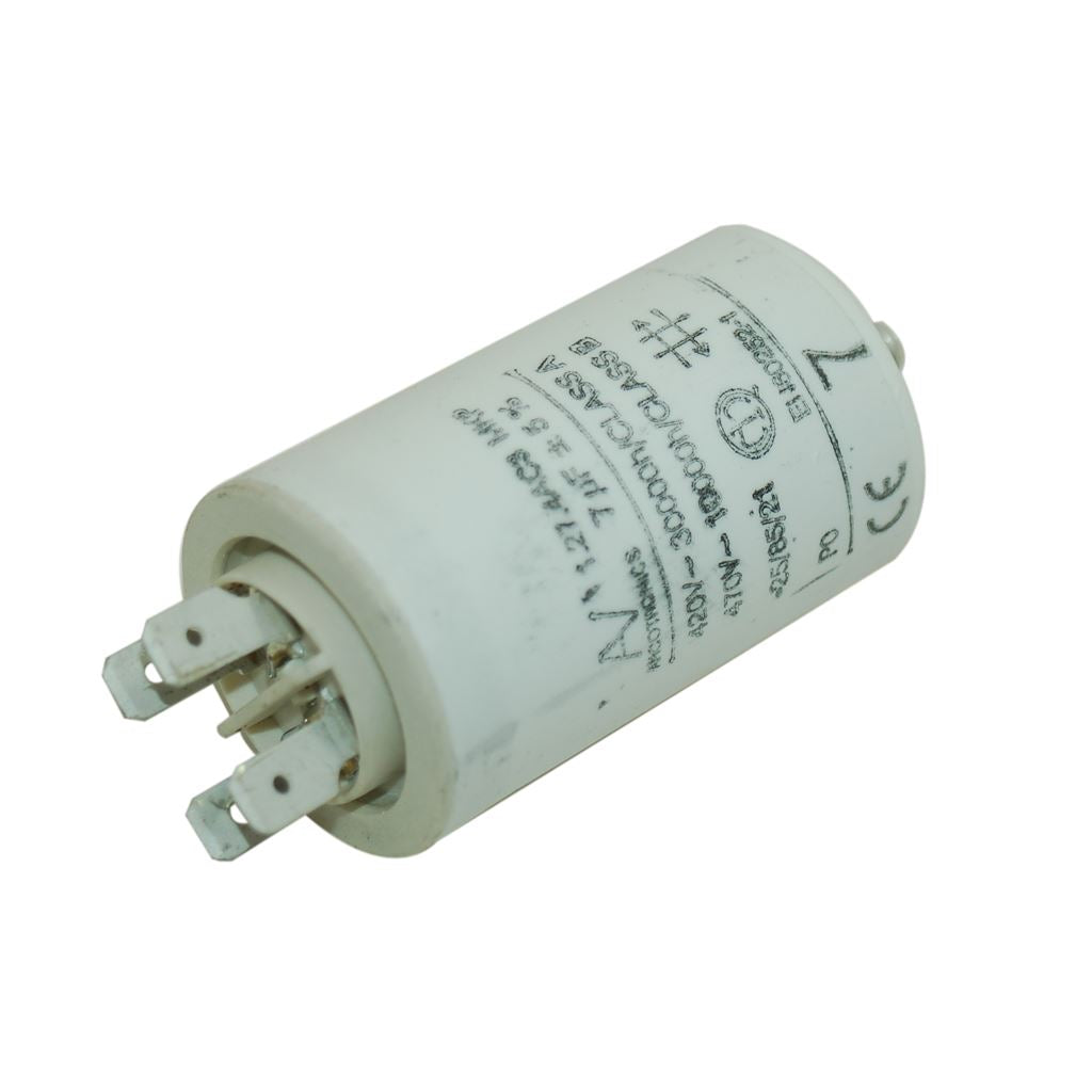 Capacitor 7uf (td) for Hotpoint/Creda/Export Tumble Dryers and Spin Dryers