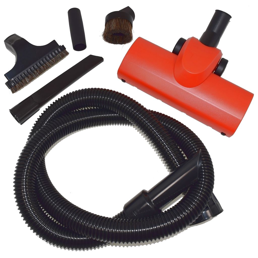 Numatic 2.5 Metre Vacuum Cleaner Hose and 4 Piece Tool Accessory Kit Plus Turbo Air Brush Head