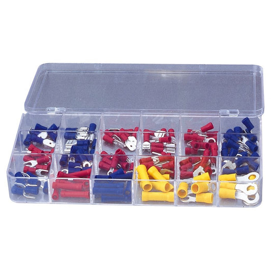 Crimp Terminal and Connector Kit with Assorted Terminals