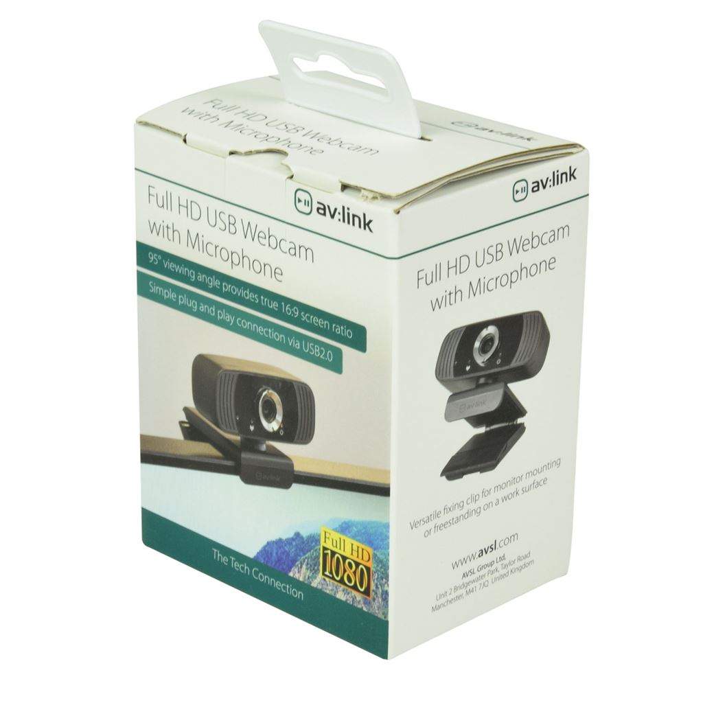 Full HD USB Webcam with Microphone