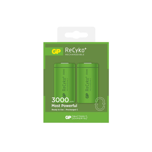 GP Recyko+ NiMH Rechargeable Batteries - 3000 (Card of 2)