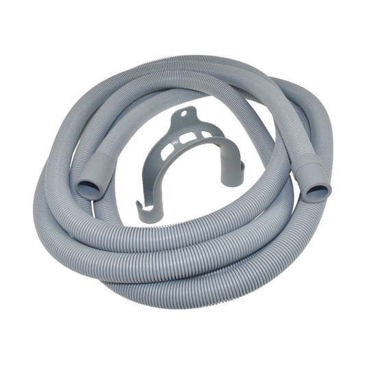 Universal Dishwasher Washing Machine Drain Outlet Hose and Hook 4 Meter Length 19-22mm