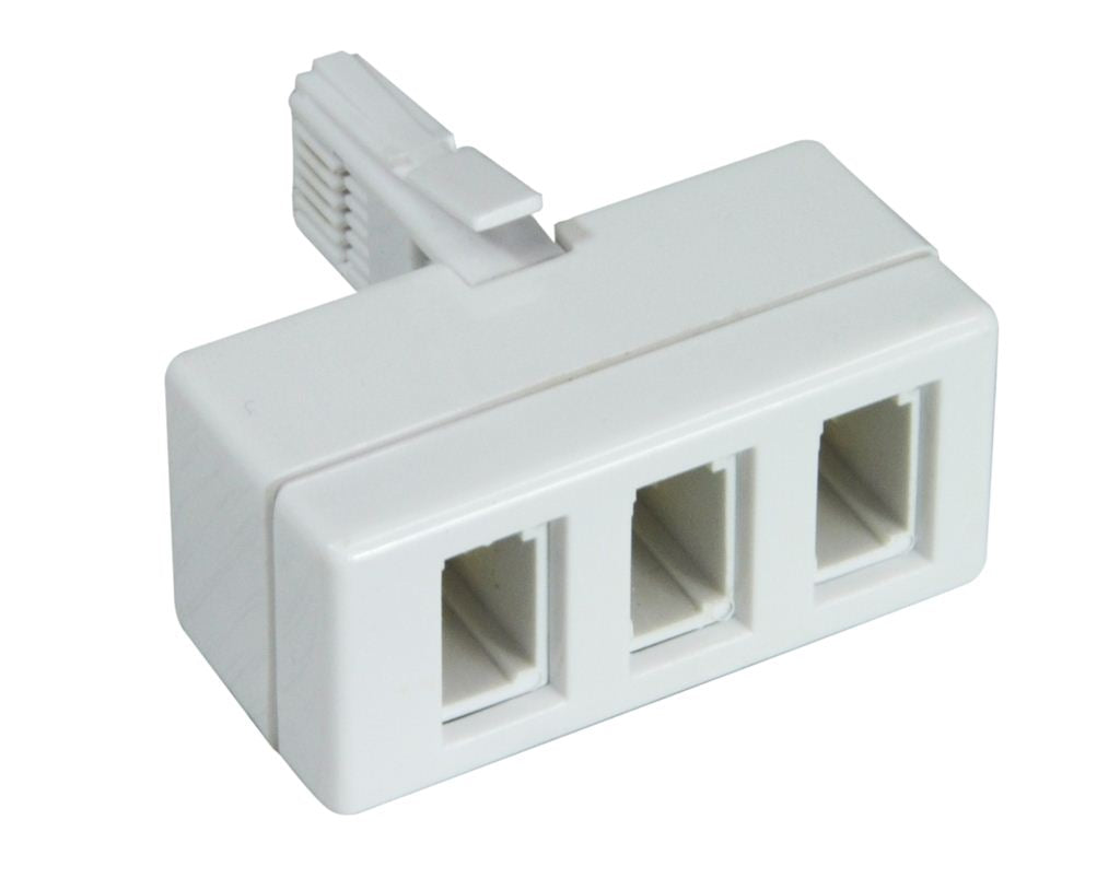 3 Way Telephone Adaptor (4 Wire)