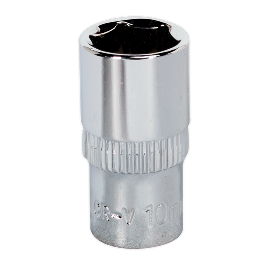 WallDrive&#174; Socket 10mm 1/4"Sq Drive Fully Polished