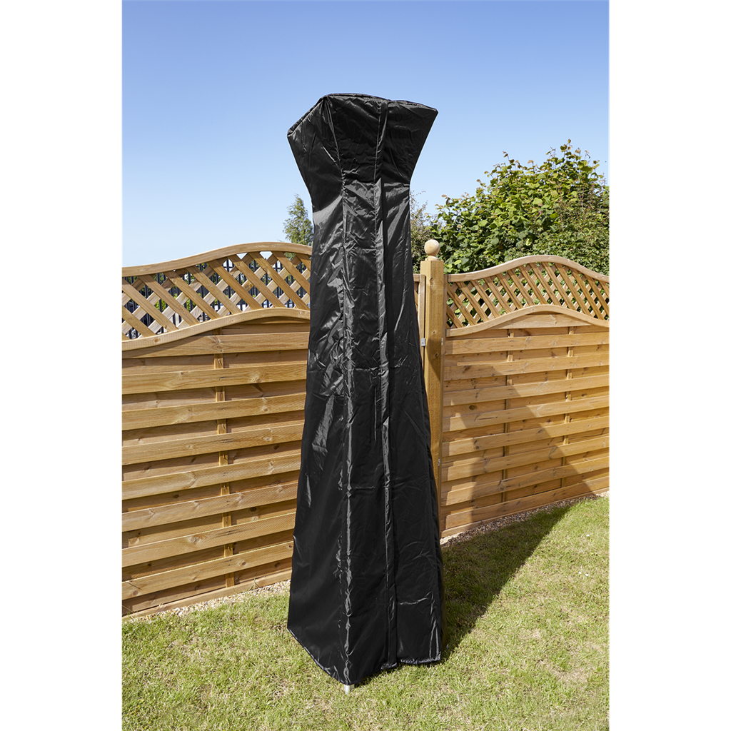 Pyramid Gas Tower Patio Heater Water-Resistant Cover 2280 x 470mm, Black
