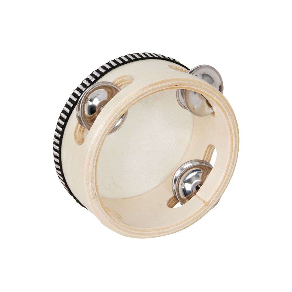 Headed Tambourines - 10cm (4") - TAMB04H