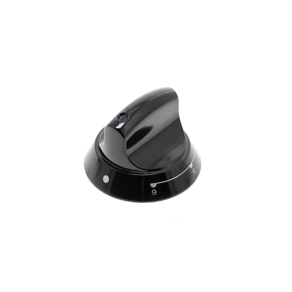 Knob Electric Plates Black for Hotpoint Cookers and Ovens