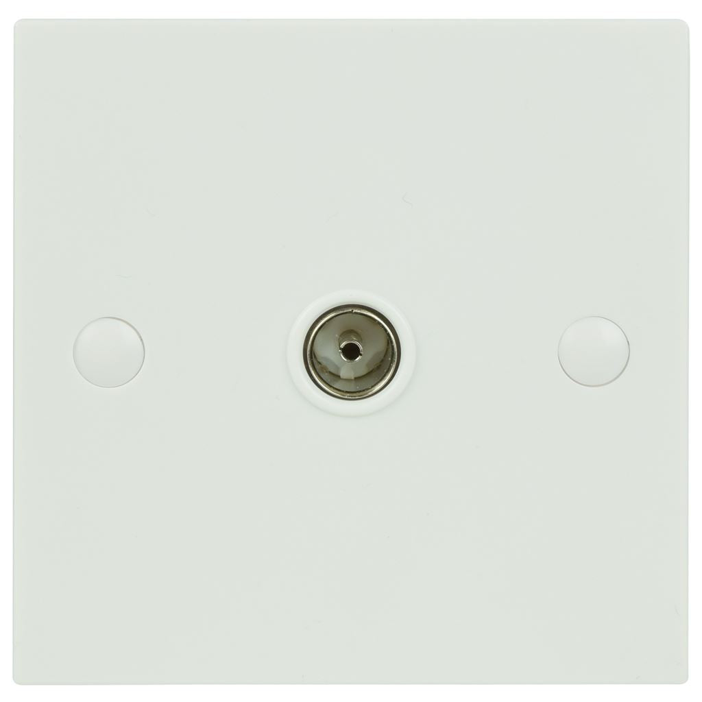 TV Aerial Coaxial Wallplate