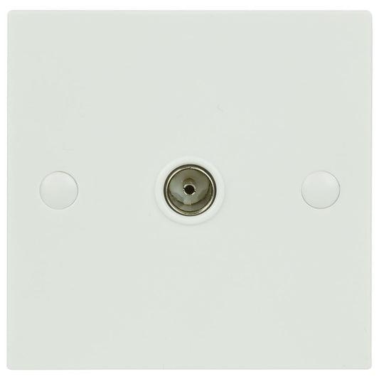 TV Aerial Coaxial Wallplate