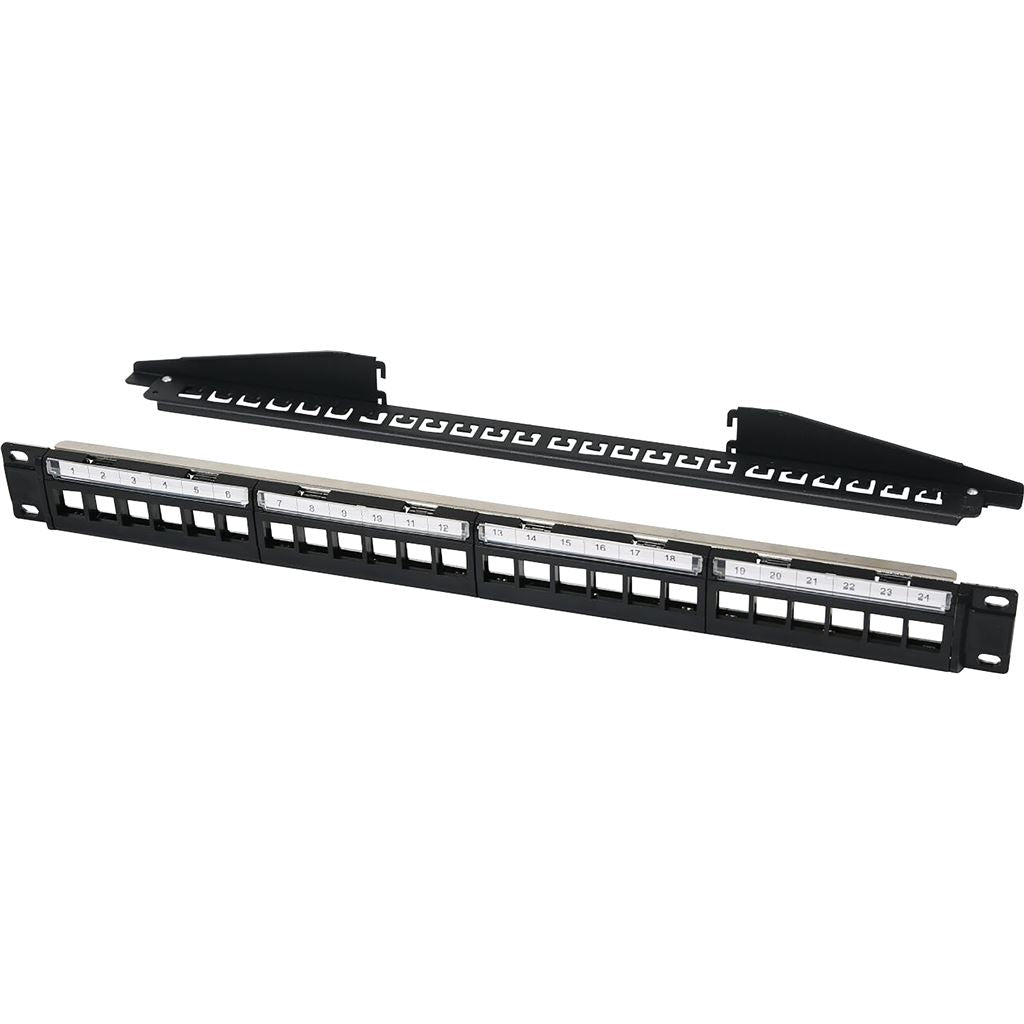 19 Inch 1U 24 PORT STP BLANK Patch PANEL