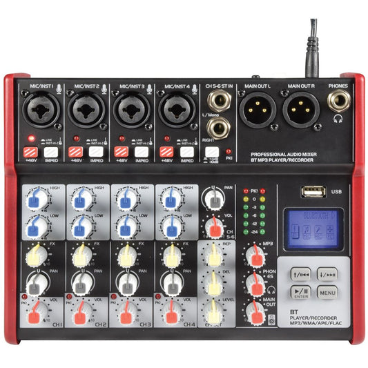 CSM Compact Mixers With USB / Bluetooth - CSM-6 Player