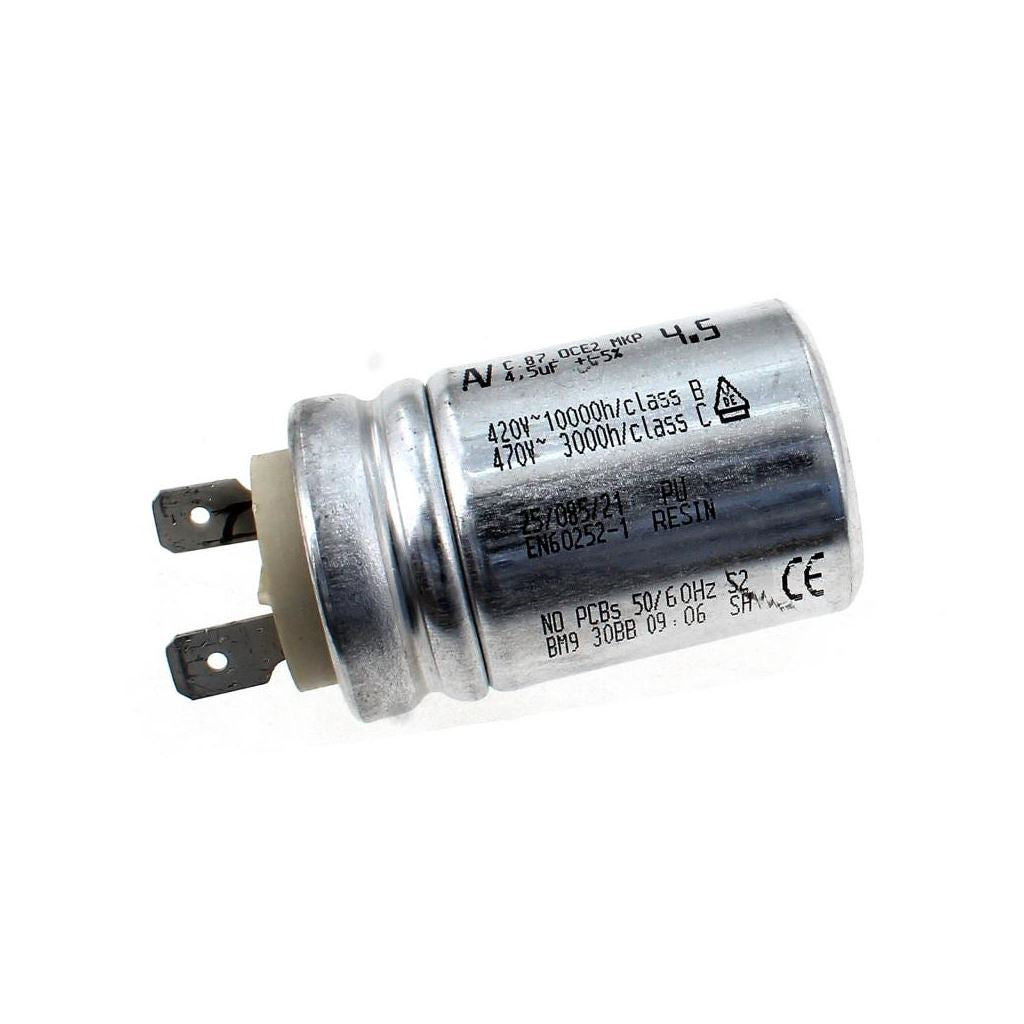 Capacitor 4.5 Mf for Whirlpool/Ikea/Hotpoint Cooker Hood