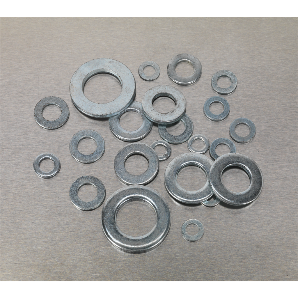 Flat Washer Assortment 1070pc M5-M16 Form A Metric