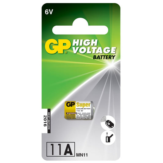 GP High Voltage Alkaline Batteries - 11A 6V battery - 1 piece blister