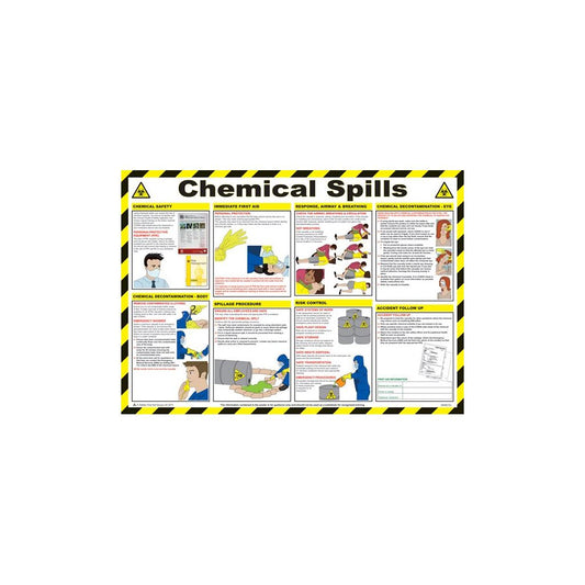 Chemical Spills Poster - 59cm x 42cm