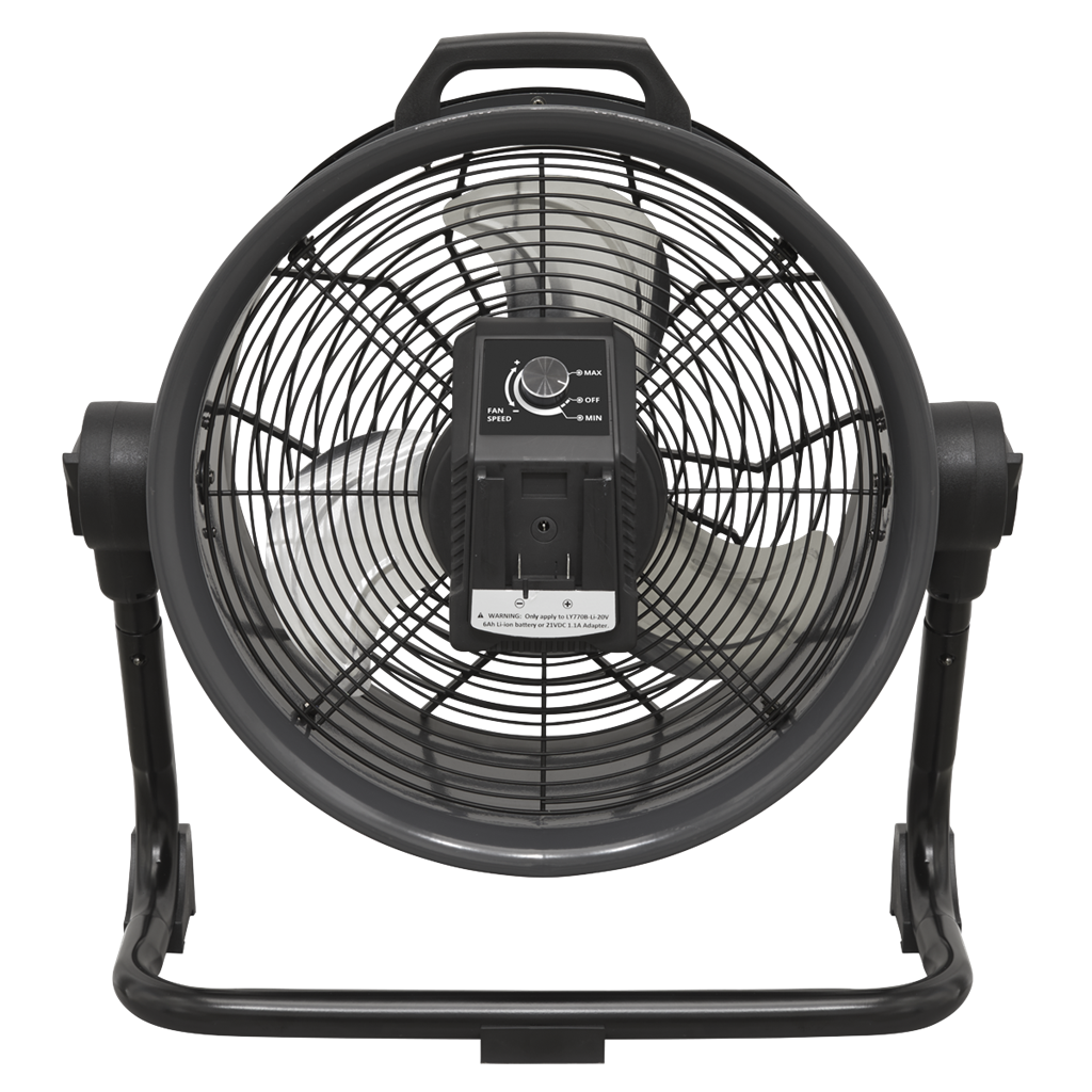 2-in-1 Cordless/Corded High Velocity Drum Fan 16" 230V/20V SV20 Series