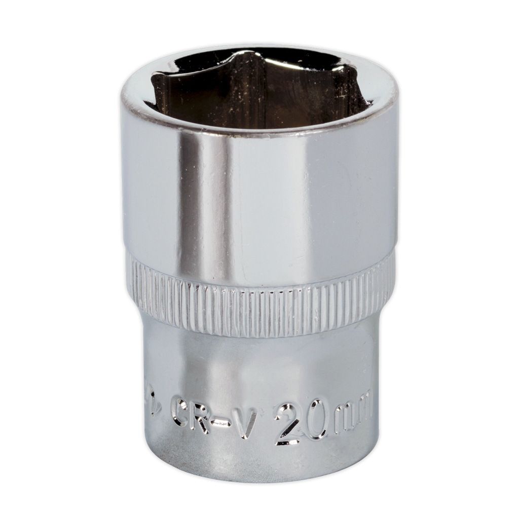 WallDrive&#174; Socket 20mm 1/2"Sq Drive Fully Polished