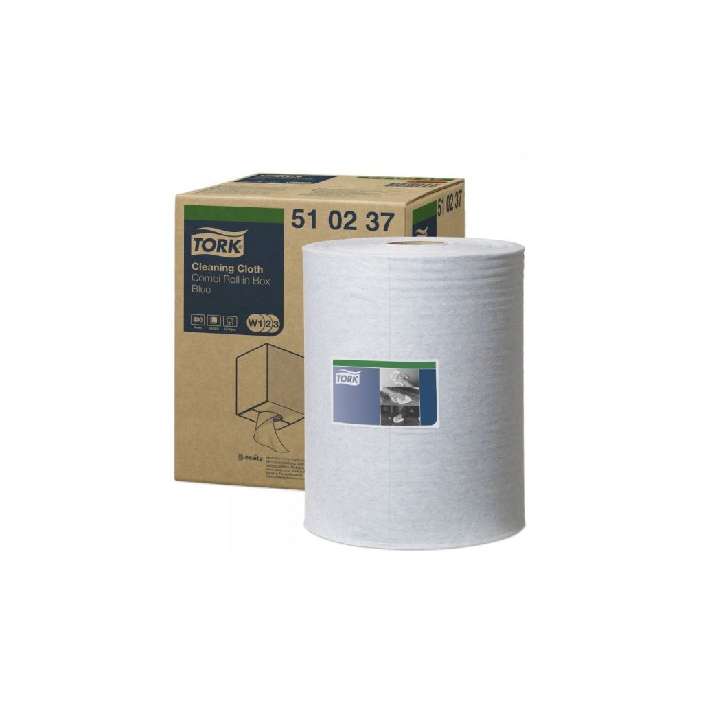 1 Ply Cleaning Cloth - Blue - 152m Roll