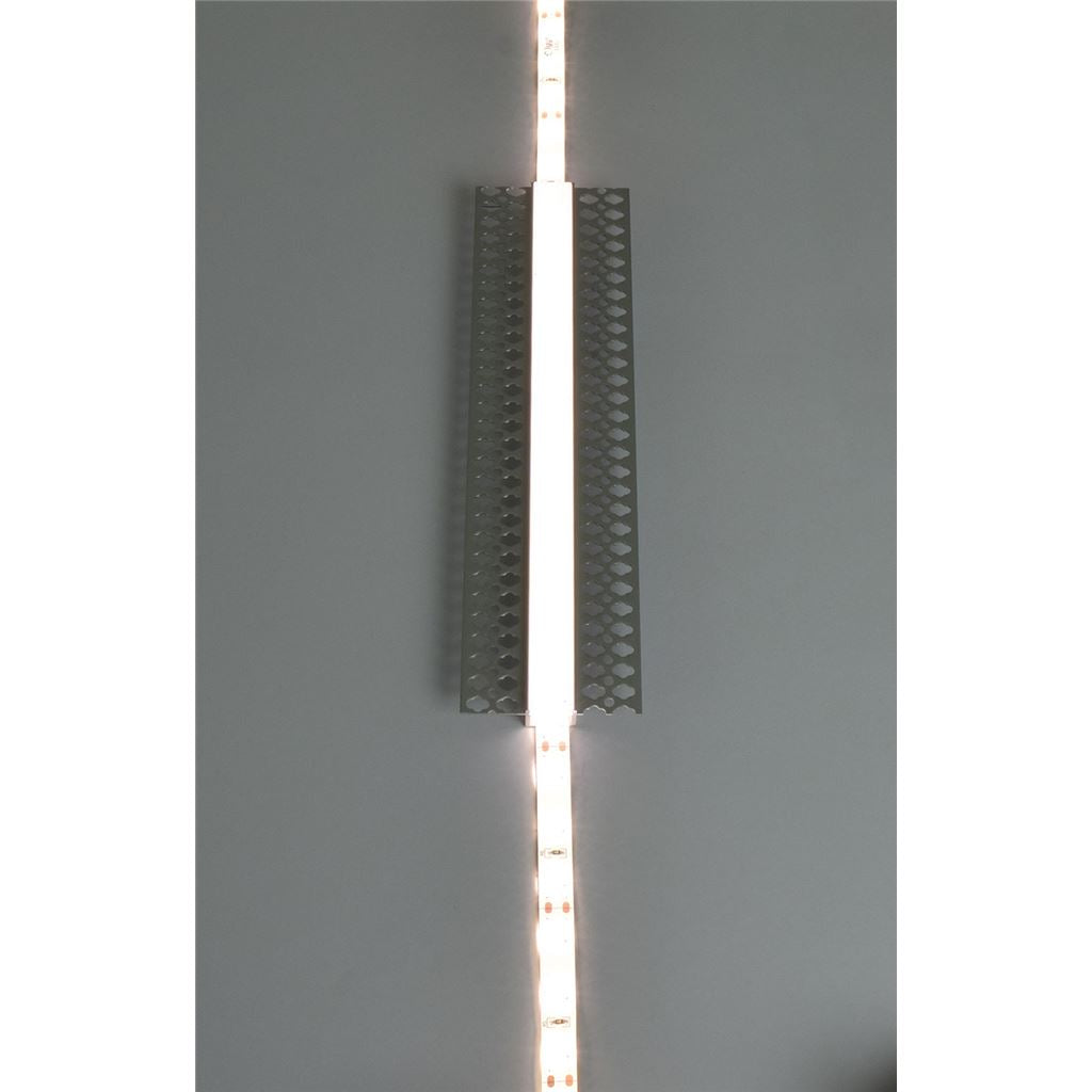 Aluminium LED Tape Profile Flush Mounted Plaster-in - 1m