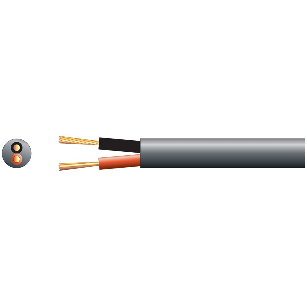 Hi Flex Double Insulated Speaker Cable - cable, 2 (79 0.2mm&#216;) Black